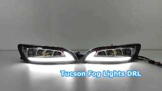 Aggiornamento fendinebbia DRL Hyundai Tucson 2016-2018