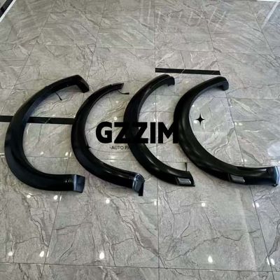 Fender Flare With Light For Ford Everest 2024 Black Fender Flares Modified Wheel Brows