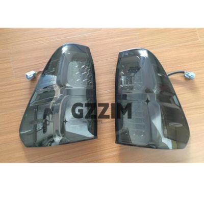 ABS Plastic Aftermarket Modified Smoke Tail Lamp Rear Light For 2016 Toyota Hilux Vigo Tail Lamp