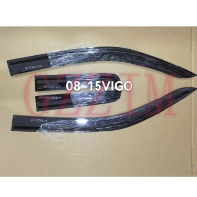 Auto Car Accessories Factory Direct Window Visor Accessories Sun Rain Visor Rain Shield Weather Shields Toyota Vigo 2008-2015