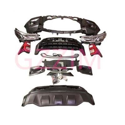 Toyota Revo 2016-2020 Hilux To 2022 Rocco Corpo anteriore e posteriore Kit completo Kit nero di plastica