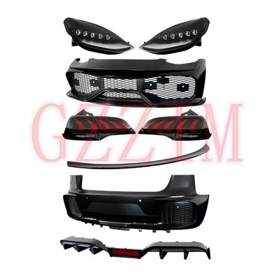 Kit del corpo di Tesla Prima labbra Sette laterali Posteriore Diffusore Spoiler Farol Lampada posteriore Colore personalizzato