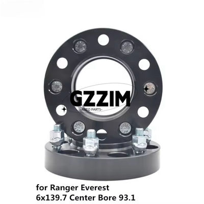 Ford Ranger Everest 6 Lug Wheel Spacers 6x139.7 Center Bore 93.1 Hub Centric Spacers