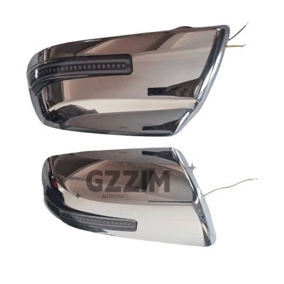 Copertura dello specchietto retrovisore nero per Toyota Tundra 2014 con luce LED, specchietto laterale per l'aggiornamento e la sostituzione dello specchietto dell'auto