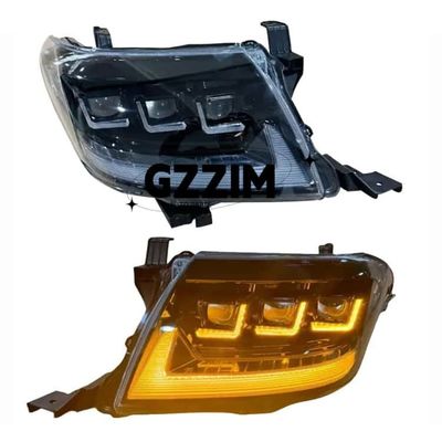 Toyota VIGO Hilux 2012-2014 Assemblaggio proiettore a LED Nuova condizione 4 lenti Luci anteriori con luci diurne