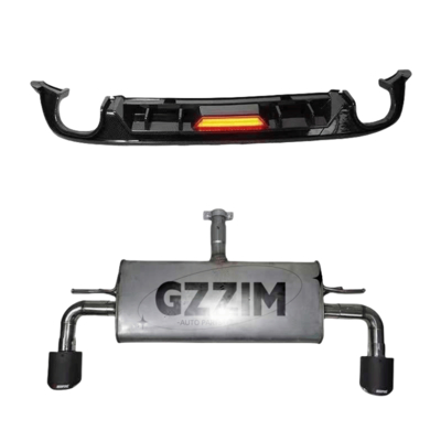 Paraurti posteriore in ABS/PP, spoiler diffusore per Golf 7.5 in stile GT