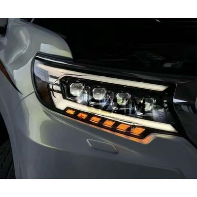 Faro anteriore di ricambio per Toyota Prado 2018-2023, accessori auto, 4 occhi, faro a LED, prodotto con eccellente montaggio garantito