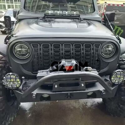 Modified Car Front Bumper Grille Auto Grille Car Middle Grilles For Jeep JK JL 2024